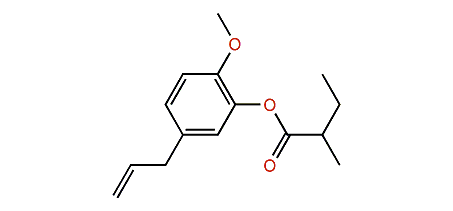 3-Allyl-6-methoxyphenyl 2-methylbutanoate